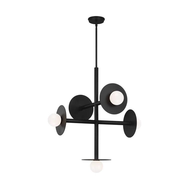 Nodes Large Chandelier by Kelly Wearstler - Black