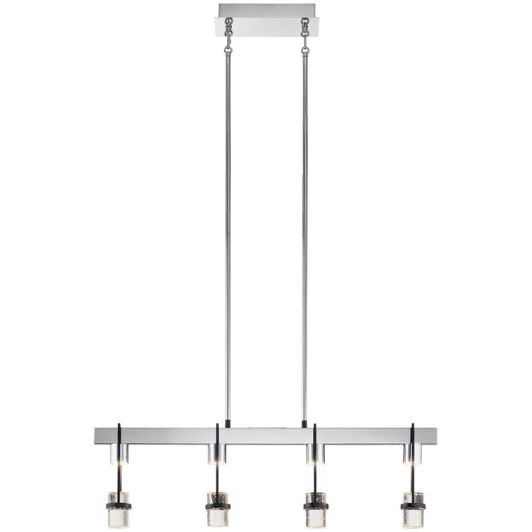 Elan Lighting - Ayse - 32 Inch 14 Led Linear Chandelier - Elan Lighting
