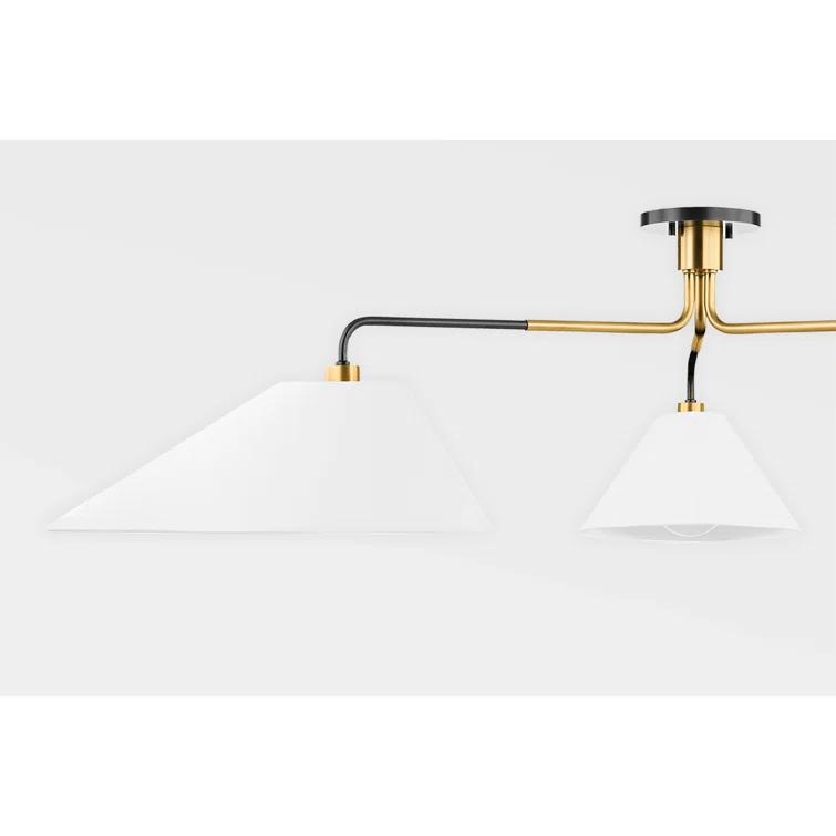 Tuen Chandelier - Brass and Bronze / 72"W