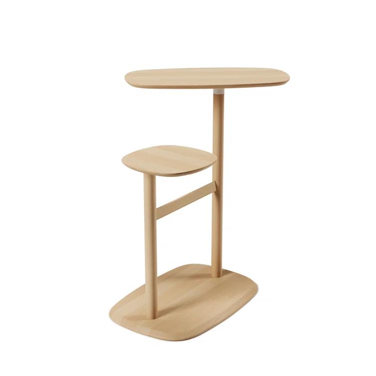 Swivo Solid Wood End Table