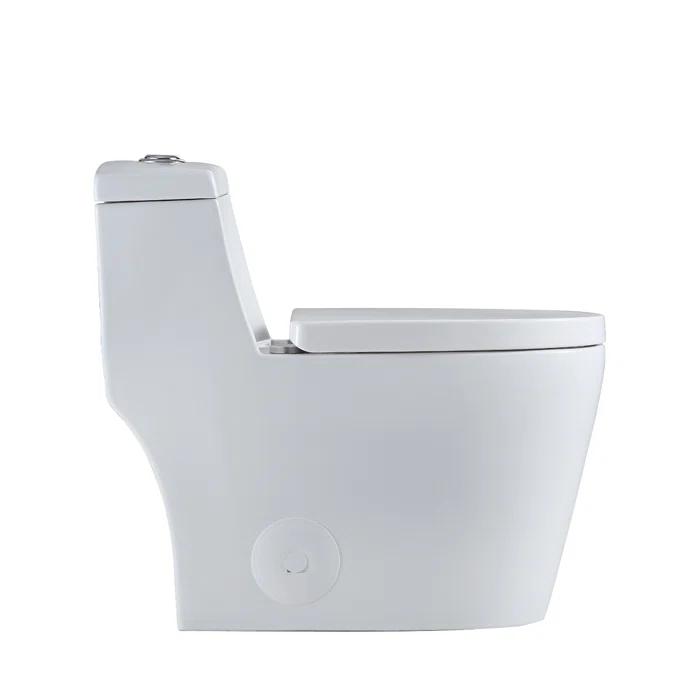 Altair Savona 1.6 Gallons GPF Elongated Comfort Height Floor Mounted One-Piece Toilet (Seat Included)