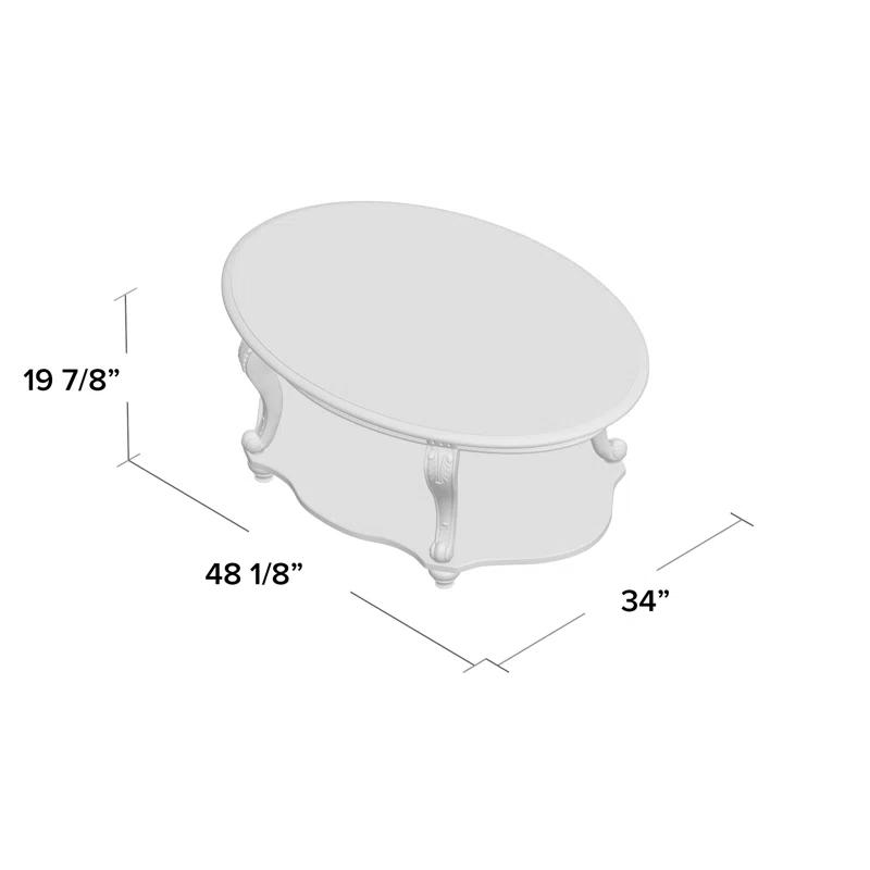 Signature Design By Ashley Casual Realyn Coffee Table White/Brown
