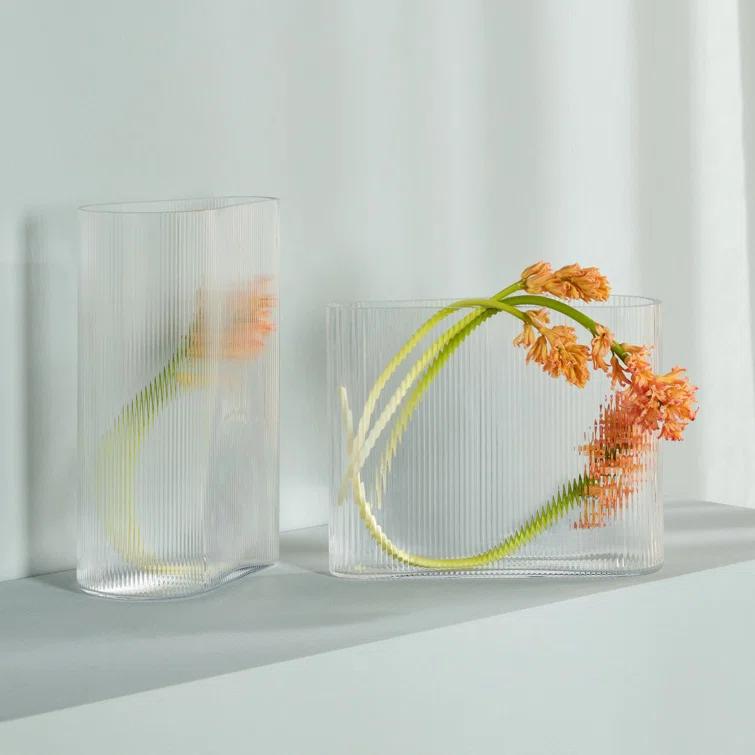 Mist Lead Free Crystal Vase