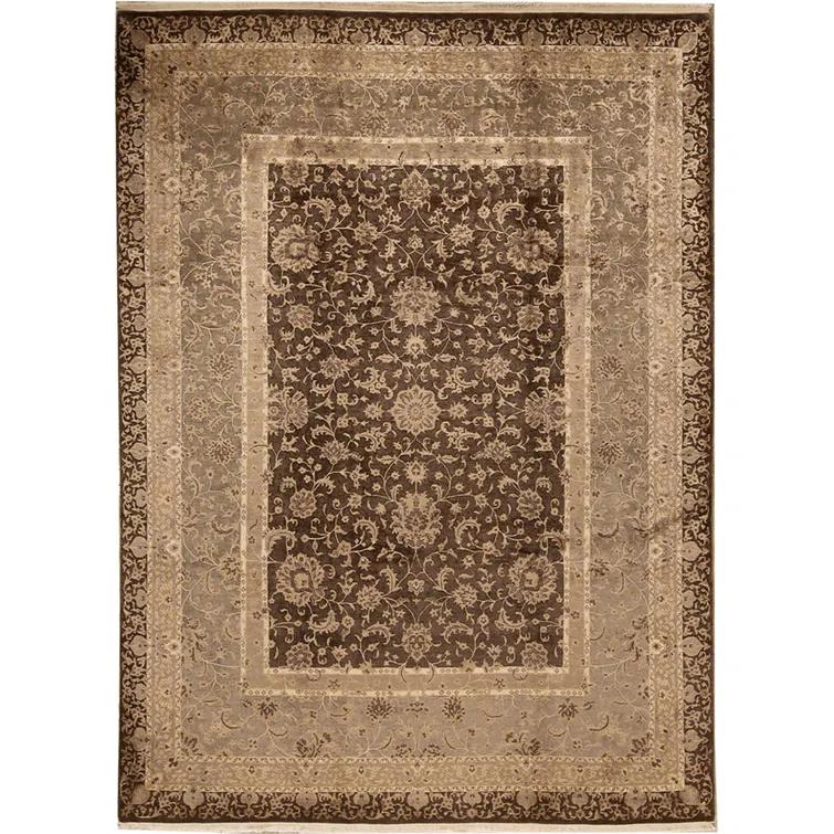 Wahi Rugs Hand Knotted Fine Persian Mashad 9'0"x12'0" -w258