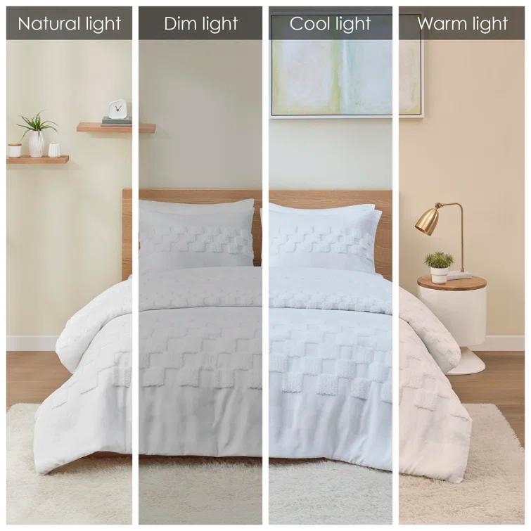 3 Piece Chenille Duvet Cover Set