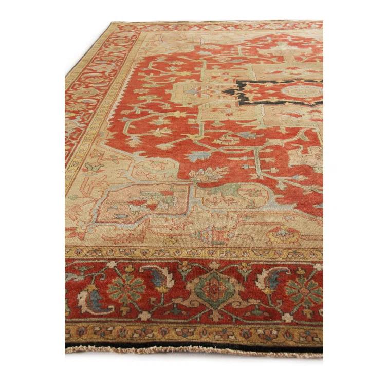 Antique Weave Serapi Wool Oriental Rug