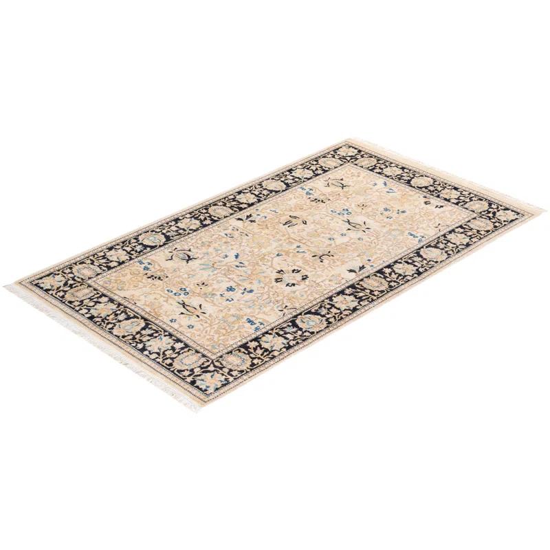 Classic One-of-a-Kind 3' 2" X 5' 5" Hand Knotted Area Rug