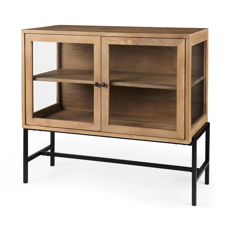 Warner Solid Wood Storage Cabinet