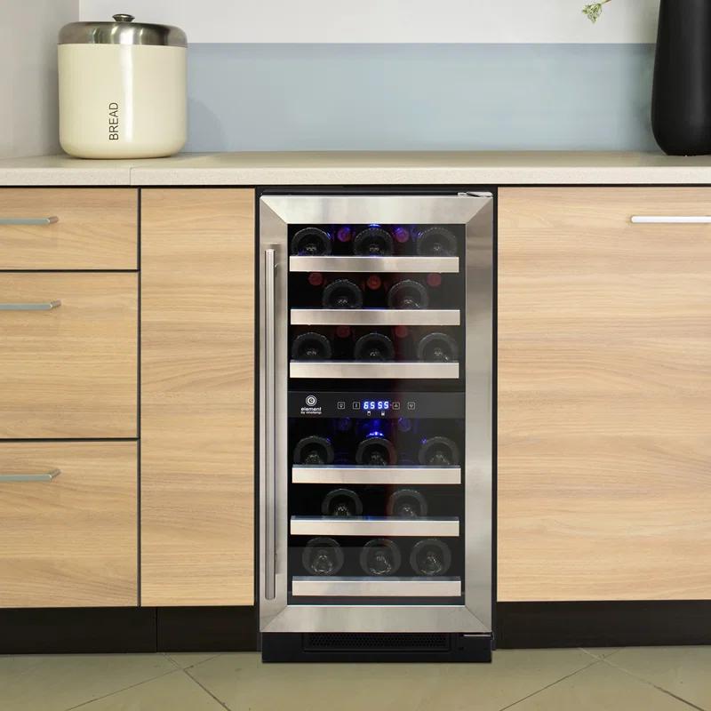 Vinotemp Connoisseur Series Compact Dual-Zone Wine Cooler
