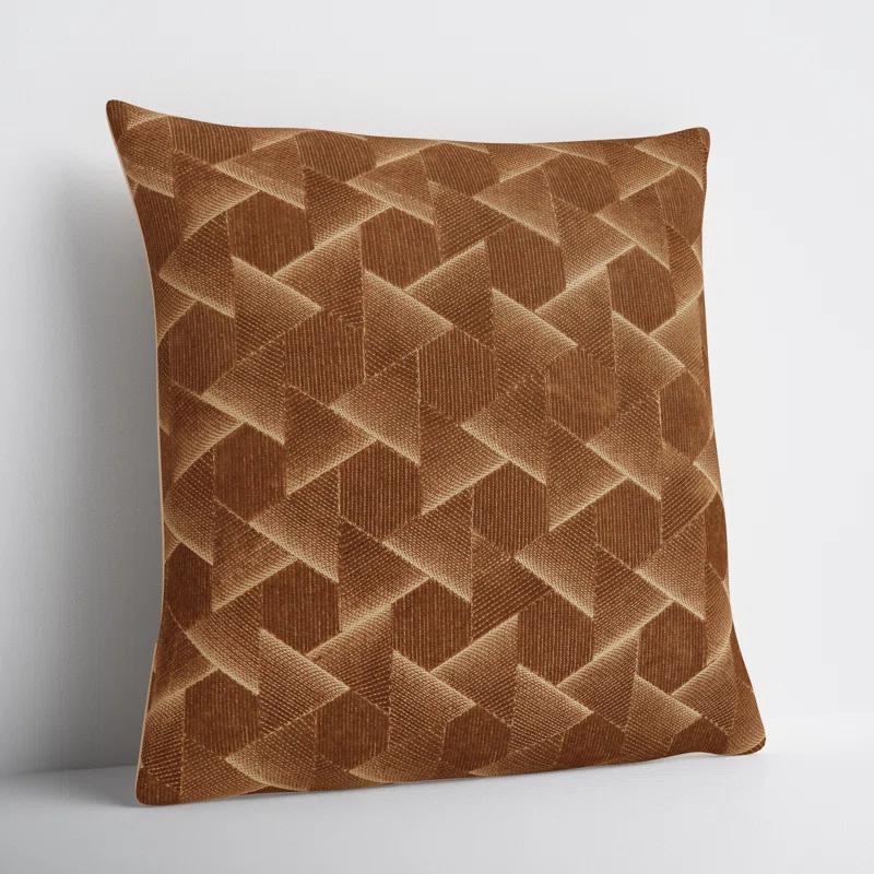 Gretchen Geometric Cotton Throw Pillow