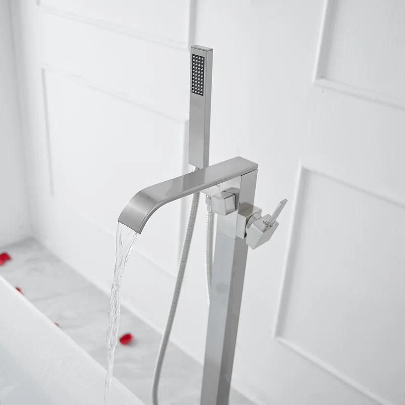 VIBRANTBATH Floor Tub Spout with Diverter 7012-N