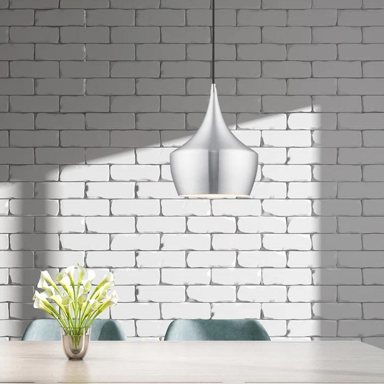 Schultz Single Light Metal Dimmable Pendant