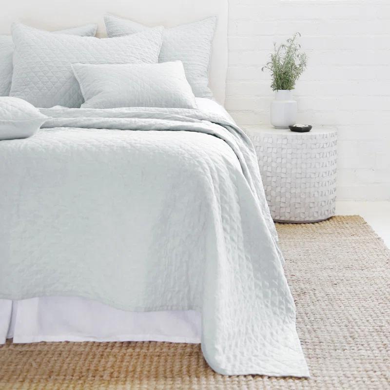 Hampton Quilted Sham by Pom Pom at Home - Cream / Standard