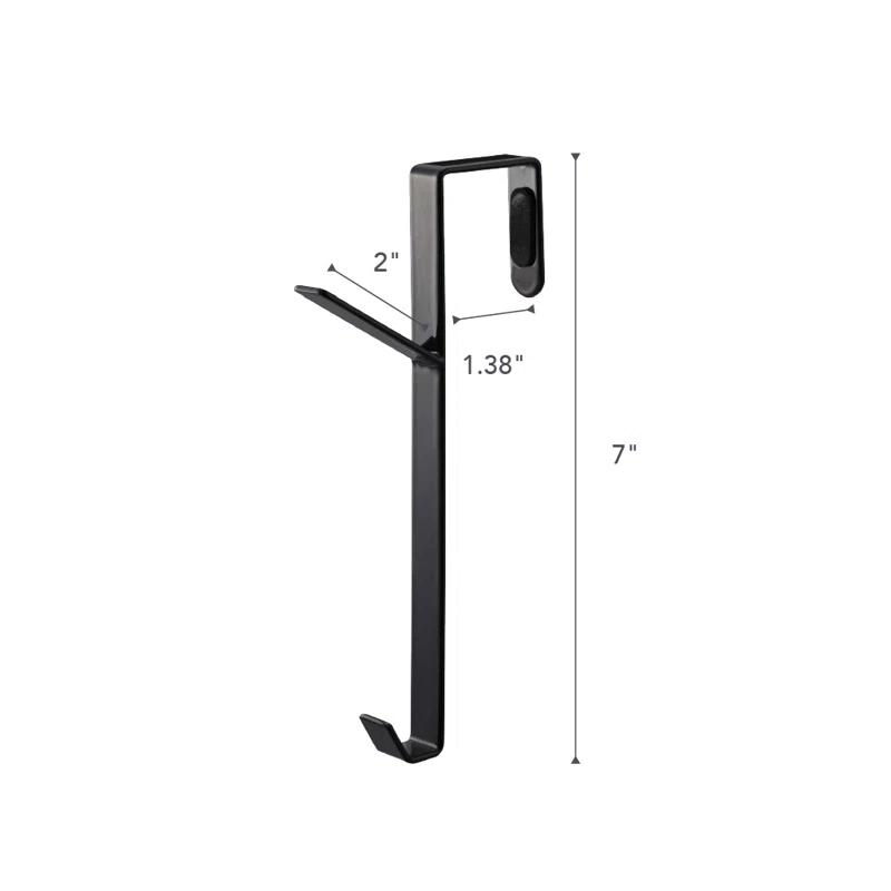 Yamazaki Home Over The Door Hook - Hanging Coat Rack, Steel, Over-the-Door
