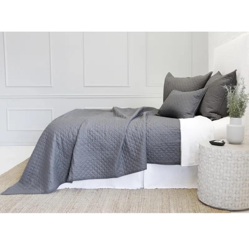 Hampton Quilted Sham by Pom Pom at Home - Cream / Standard