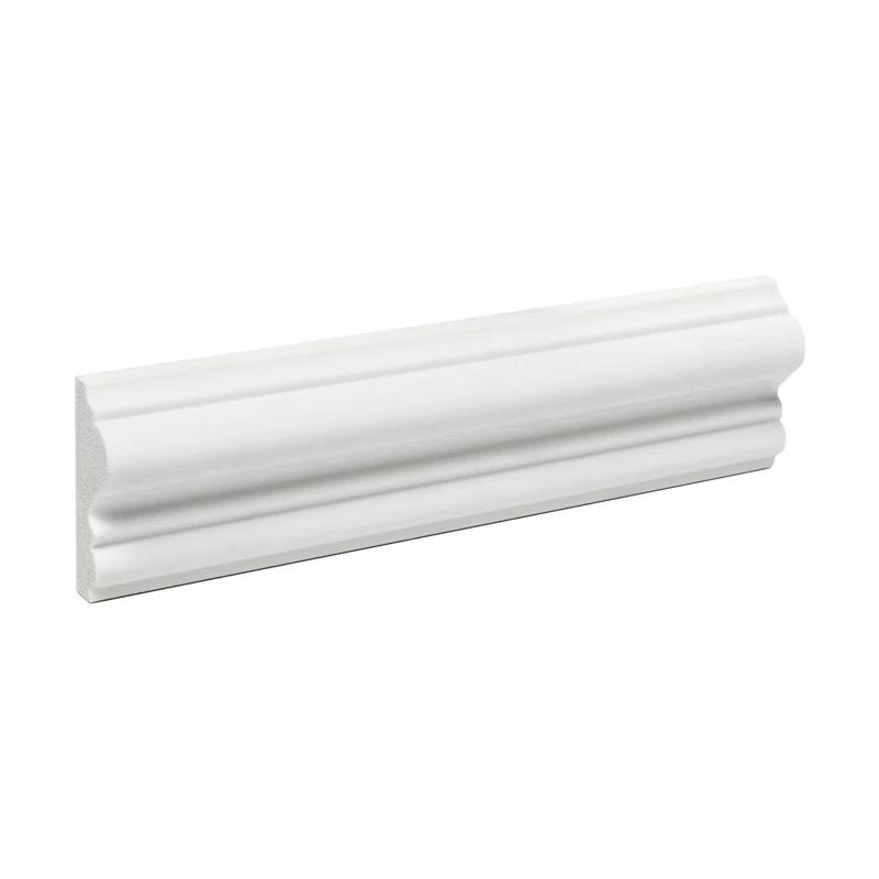 Architectural Products by Outwater L.L.C. 1-5/8 in x 11/16 in x 6 in Long Plain Recycled Polystyrene Panel Moulding Sample