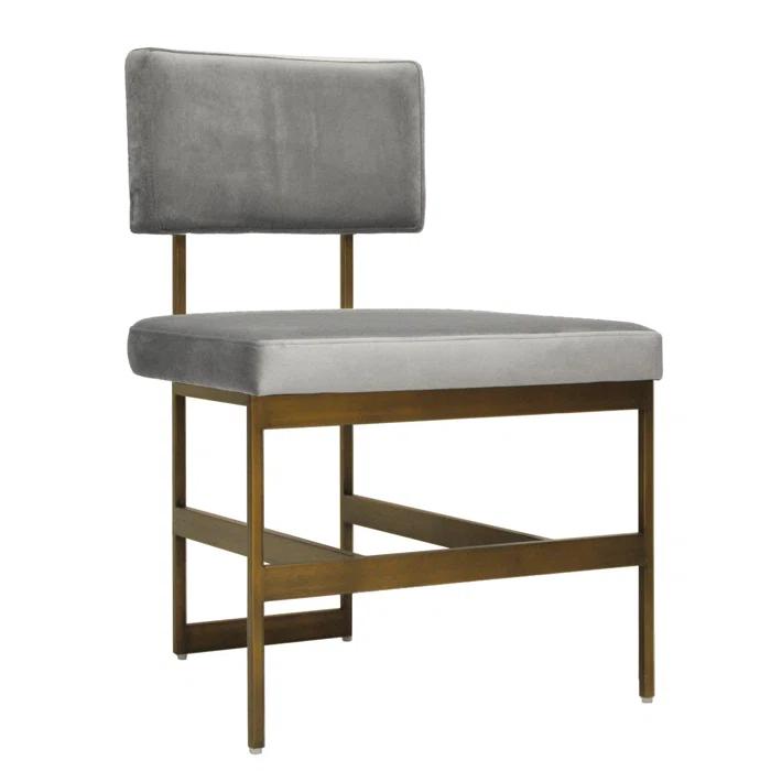 Shaw Upholstered Metal Side Chair