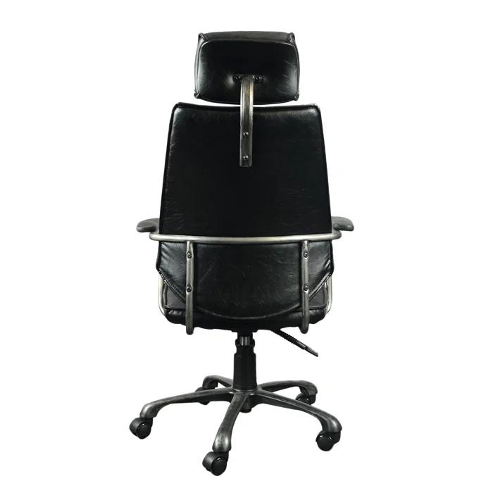 Harbor Leather Swivel Desk Chair