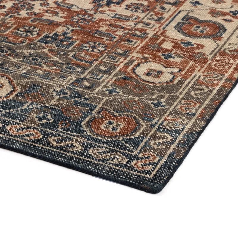 Umer Hand-Knotted Wool-Blend Rug - Brown / 8' x 10'