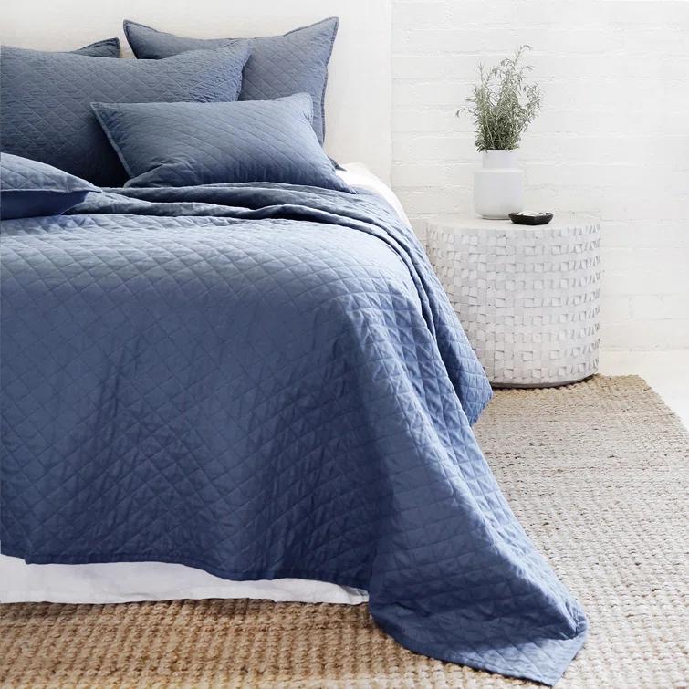 Hampton Quilted Sham by Pom Pom at Home - Cream / Standard