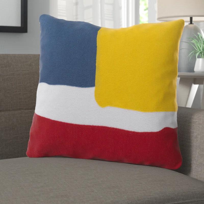 Livabliss Blossom Patchwork Cotton Pillow Cover