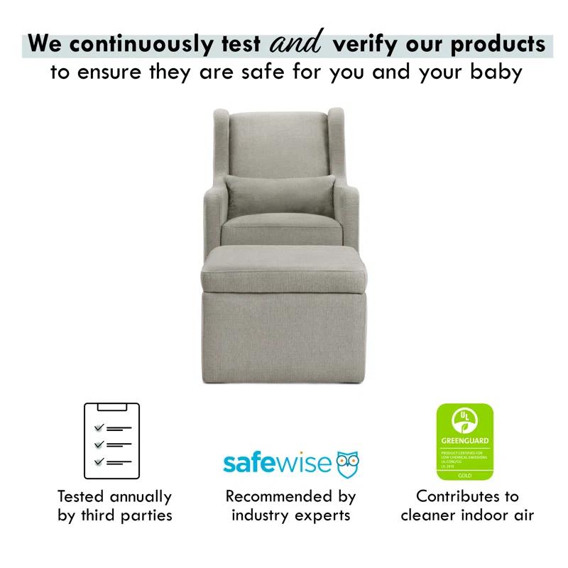 Carter's by DaVinci Adrian Swivel Glider and Ottoman