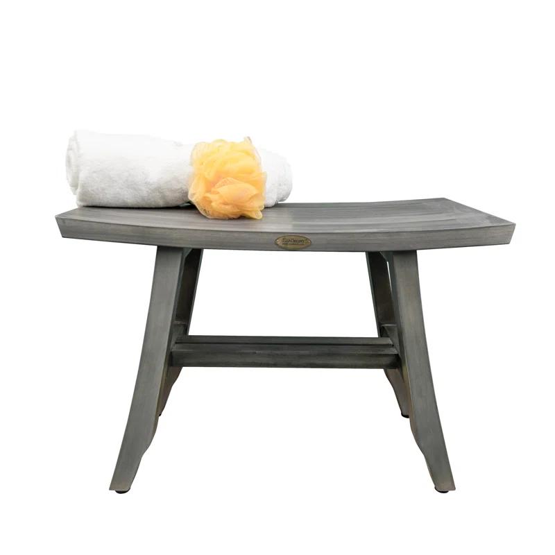 12'' W Teak Shower Bench