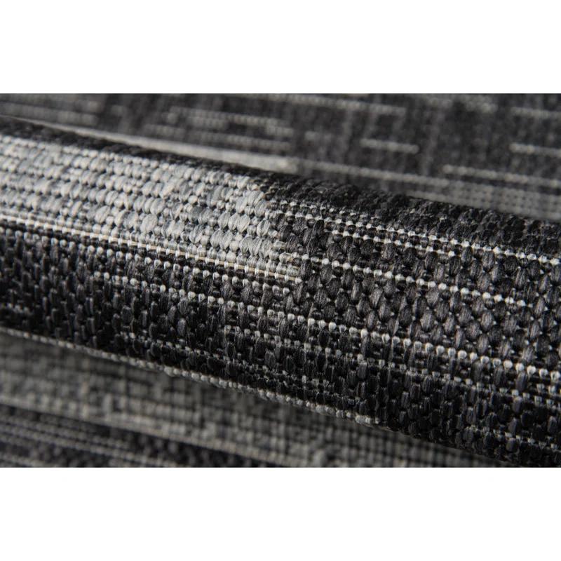 Momeni Villa Monaco Geometric Charcoal Area Rug