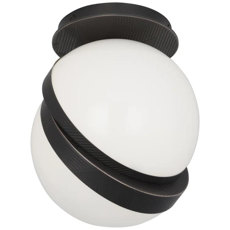 Deane Glass Globe Flush Mount (7")