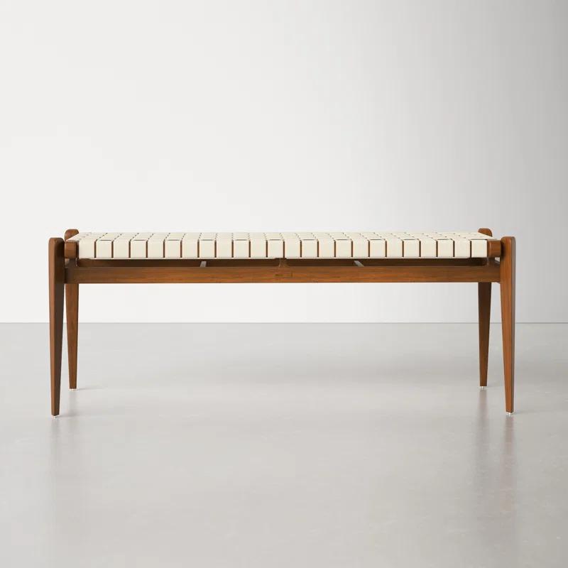 Kenan Genuine Leather Bench
