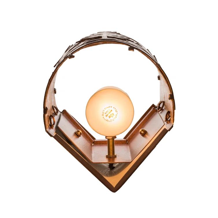 Rustic Lodge Flush Mounted Sconce