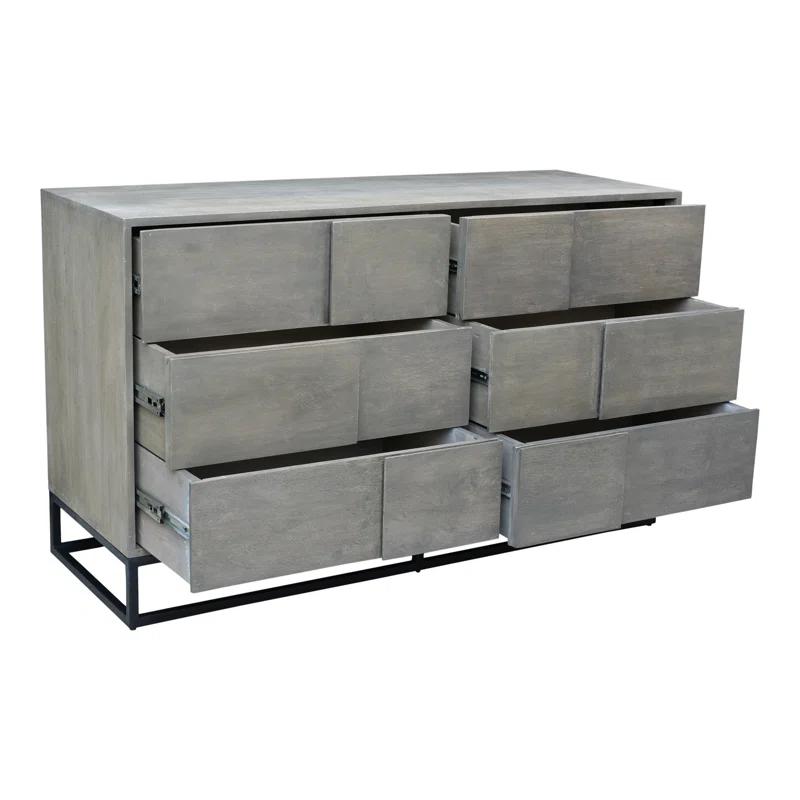Bibb 6 Drawer Dresser