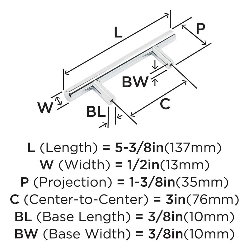 Bar Pulls 12 5/8" Center to Center Bar Pull