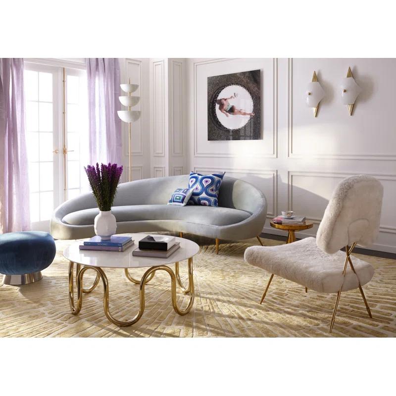 Jonathan Adler Ether Curved Sofa