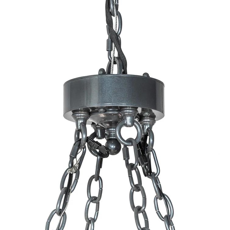 Meyda Lighting Porta 20 - Light Dimmable Tiered Chandelier