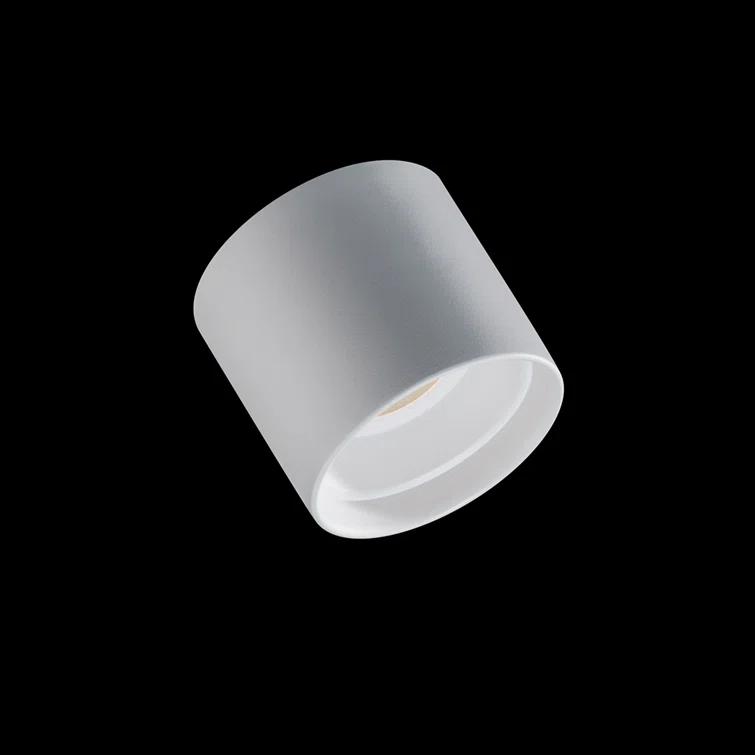 Squat LED Cylinder Outdoor Flush Mount