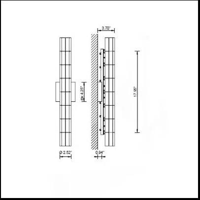 Verve Flush Mounted Sconce