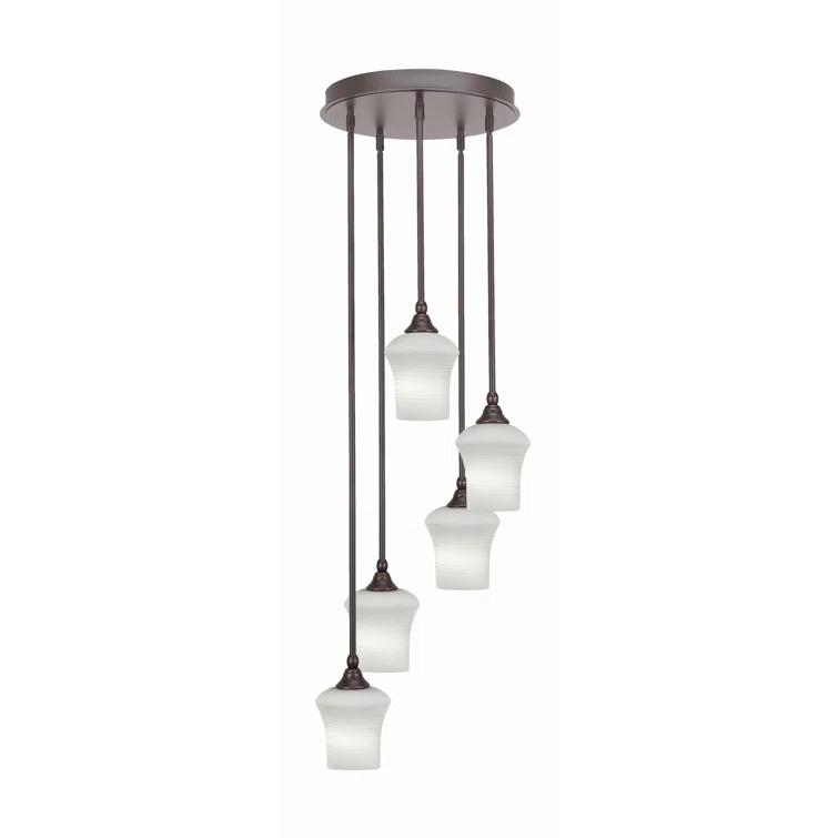 Red Barrel Studio® Empire 5-Light Cluster Pendalier