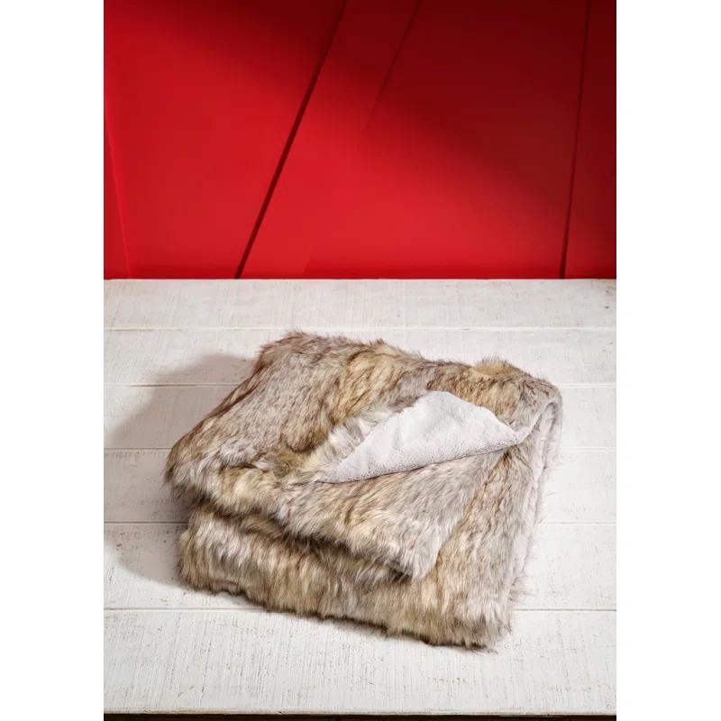 Faux Fur Throw