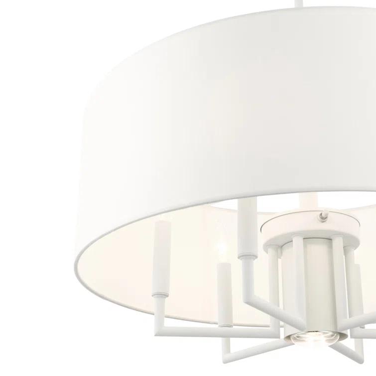Moonlighter 7 Light Metal Dimmable Drum Chandelier