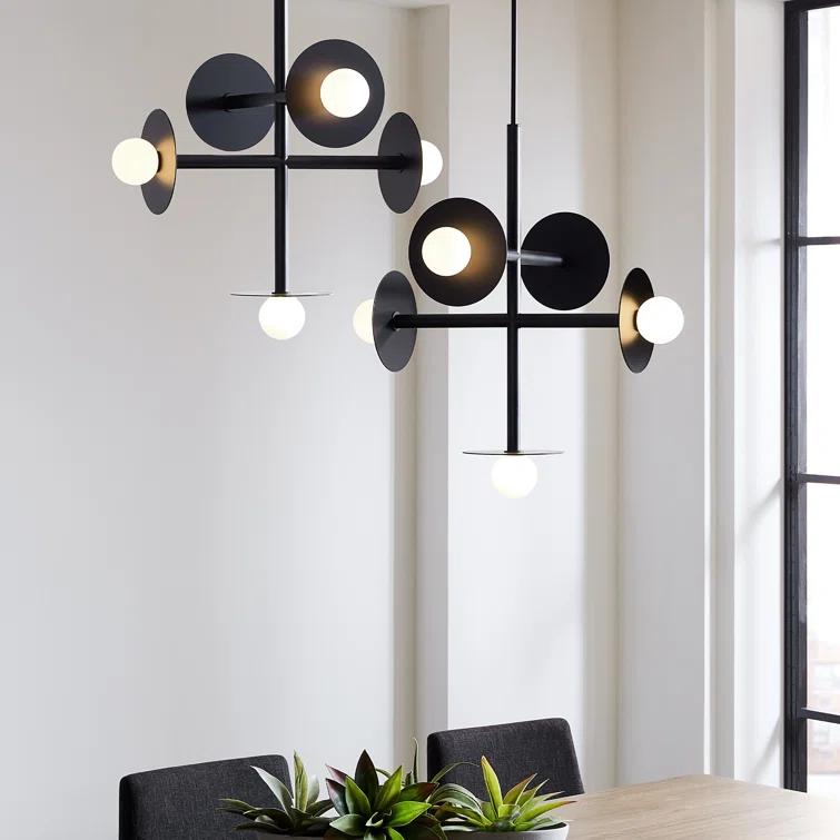 Nodes Large Chandelier by Kelly Wearstler - Burnished Brass