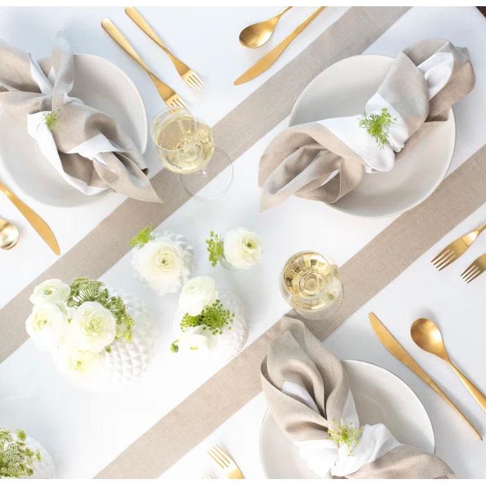 Linen Rectangle Dining Table Runners