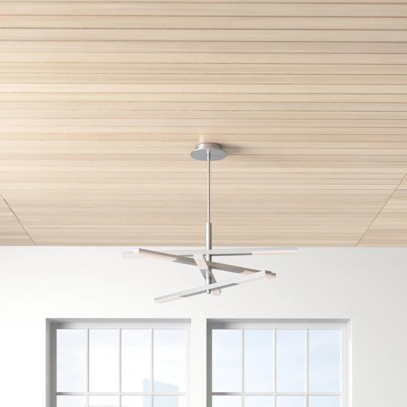 Erik 8 Light Metal Dimmable LED Sputnik Chandelier