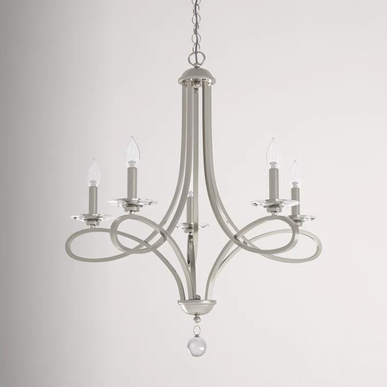 Kelly Clarkson Home Marilyn 5 - Light Dimmable Classic / Traditional Chandelier