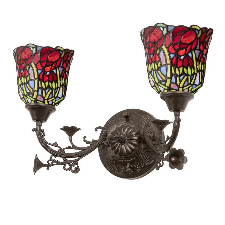 Rosebud Copper Armed Sconce