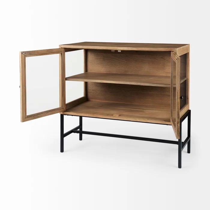 Warner Solid Wood Storage Cabinet