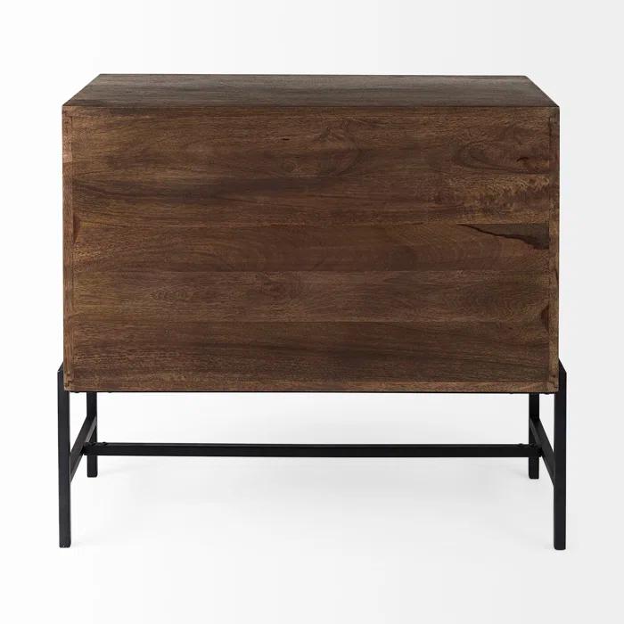 Warner Solid Wood Storage Cabinet