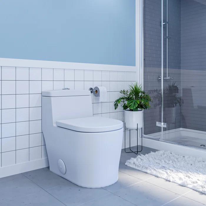 Altair Savona 1.6 Gallons GPF Elongated Comfort Height Floor Mounted One-Piece Toilet (Seat Included)