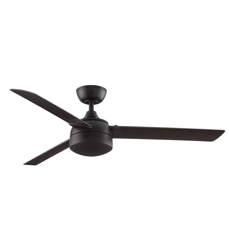 Alya Indoor / Outdoor Ceiling Fan + Light - Dark Bronze