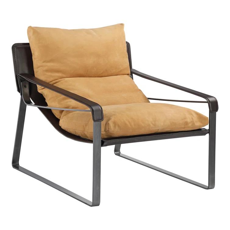 Bo Leather Accent Chair